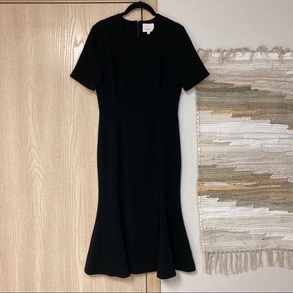 Cinq à Sept classic black midi dress